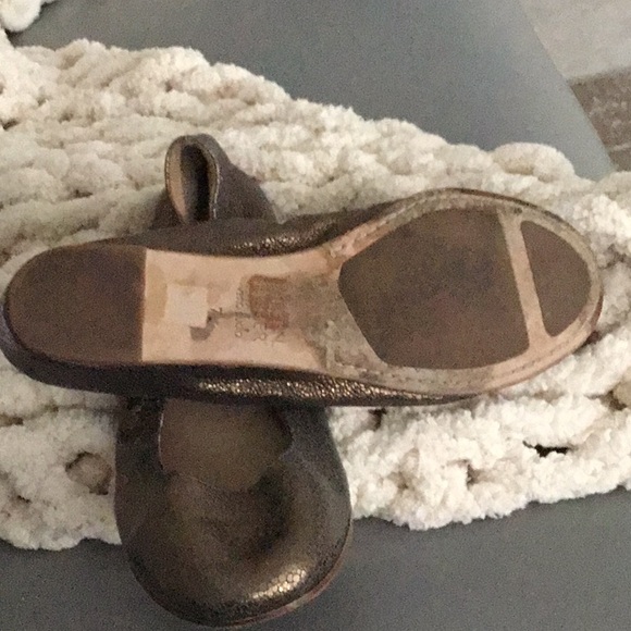Eileen Fisher bronze flat Una hidden wedge - Picture 3 of 5